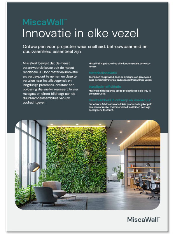 Brochure MiscaWall en néerlandais